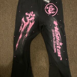 Kids Black and Pink Graphic Bottoms